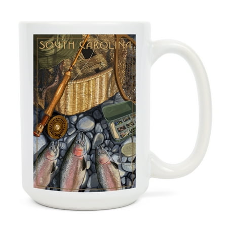 15 fl oz Ceramic Mug South Carolina Fishing Still Life Dishwasher & Microwave Safe
15 fl oz Ceramic Mug South Carolina Fishing Still Life Dishwasher & Microwave Safe