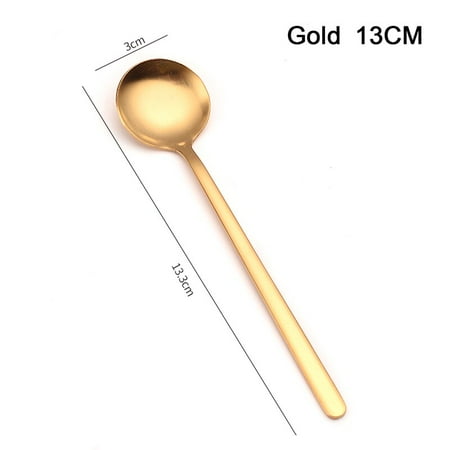 304 Stainless Steel Coffee Spoon Round Head Spoon Korean Style Spoon Honey Dessert Gift Mixing Spoon Long Handle Tea Spoon Milk
304 Stainless Steel Coffee Spoon Round Head Spoon Korean Style Spoon Honey Dessert Gift Mixing Spoon Long Handle Tea Spoon Milk