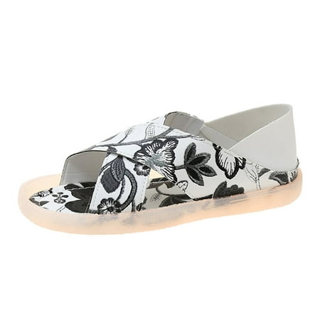sandals for Women Ladies Shoes Summer Boho Sandals Fashion Sandals Cross Flowers Print Flat Casual Open Toe Sandals PU Dress Sandals for Women Black
sandals for Women Ladies Shoes Summer Boho Sandals Fashion Sandals Cross Flowers Print Flat Casual Open Toe Sandals PU Dress Sandals for Women Black