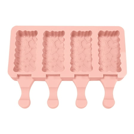 Xunyuan Ice-lolly Mold Lidded Easy to Release 4 Cavities Silicone Handmade Ice-lolly Mold for Refrigerator
Xunyuan Ice-lolly Mold Lidded Easy to Release 4 Cavities Silicone Handmade Ice-lolly Mold for Refrigerator