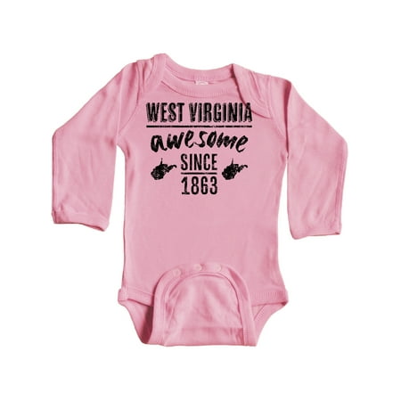 Inktastic West Virginia Awesome Since 1863 Gift Baby Boy or Baby Girl Long Sleeve Bodysuit
Inktastic West Virginia Awesome Since 1863 Gift Baby Boy or Baby Girl Long Sleeve Bodysuit