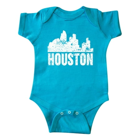 Inktastic Houston Skyline Grunge Gift Baby Boy or Baby Girl Bodysuit