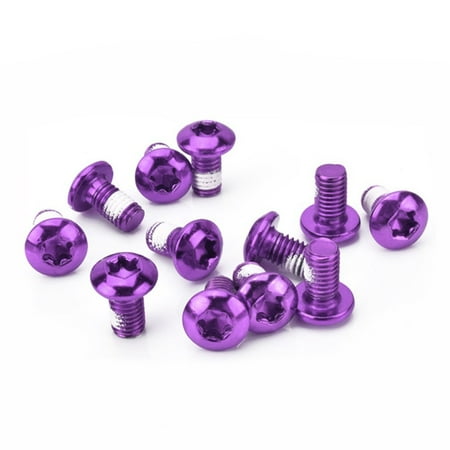 Mtb Mountain Bike Stainless Disc Brake Rotor Bolts (12 Pack) M5 X 9mm T25 Torx