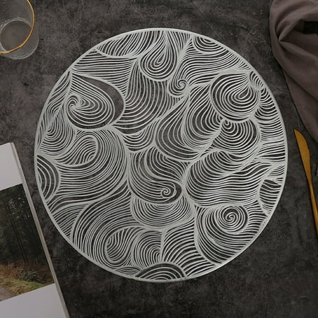 ruhuadgb Dining Mat Lightweight Hollow Round Placemat Cushion Anti-scratch Easy Use for Living Room
ruhuadgb Dining Mat Lightweight Hollow Round Placemat Cushion Anti-scratch Easy Use for Living Room