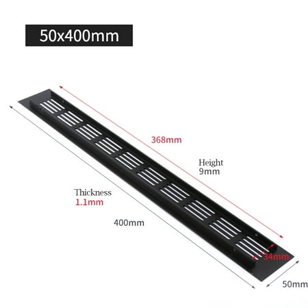 Goodhd 50mm Aluminium Rectangular Cabinet Wardrobe Air Vent Grille Ventilation-Cover
Goodhd 50mm Aluminium Rectangular Cabinet Wardrobe Air Vent Grille Ventilation-Cover