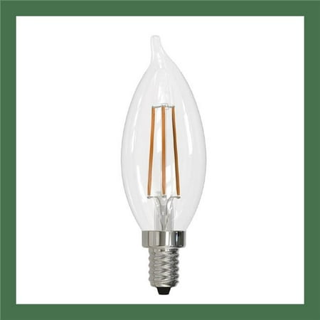 Bulbrite Pack of (4) 5 Watt Dimmable Clear Filament CA10 Candelabra (E12) LED Bulb - 500 Lumens 2700K and 80 CRI
Bulbrite Pack of (4) 5 Watt Dimmable Clear Filament CA10 Candelabra (E12) LED Bulb - 500 Lumens 2700K and 80 CRI