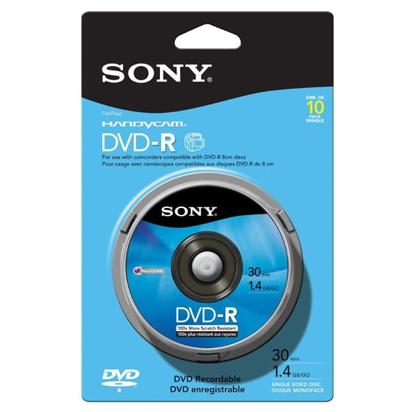 Sony 10Pack 30Minute Camcorder DVDR