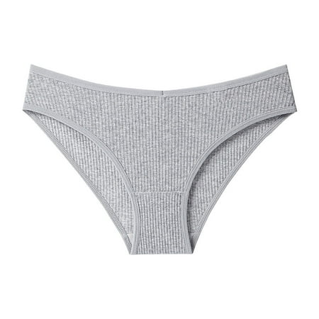 huanledash Low-Rise Seamless Breathable Women Panties Solid Color Ribbed Briefs for Daily Wear
huanledash Low-Rise Seamless Breathable Women Panties Solid Color Ribbed Briefs for Daily Wear