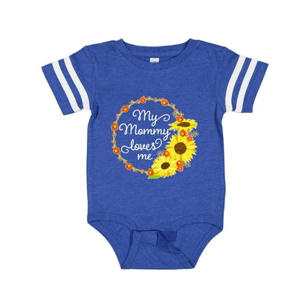 Inktastic My Mommy Loves Me with Sunflower Wreath Gift Baby Boy or Baby Girl Bodysuit
Inktastic My Mommy Loves Me with Sunflower Wreath Gift Baby Boy or Baby Girl Bodysuit