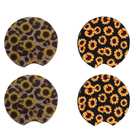 FRCOLOR 4pcs Creative Car Non-slip Pads Round Heat Insulation Mats Neoprene Coasters
FRCOLOR 4pcs Creative Car Non-slip Pads Round Heat Insulation Mats Neoprene Coasters