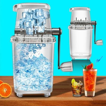 VBVC Household Manual Ice Crusher Transparent Multi-Purpose Hand Shaved Ice Machine
VBVC Household Manual Ice Crusher Transparent Multi-Purpose Hand Shaved Ice Machine