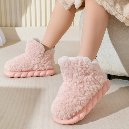 Fuzzy House Slippers for Women Cute Fluffy Soft Memory Foam Indoor Shoes Winter Platform EVA Non-slip Men Slippers Pink
Fuzzy House Slippers for Women Cute Fluffy Soft Memory Foam Indoor Shoes Winter Platform EVA Non-slip Men Slippers Pink