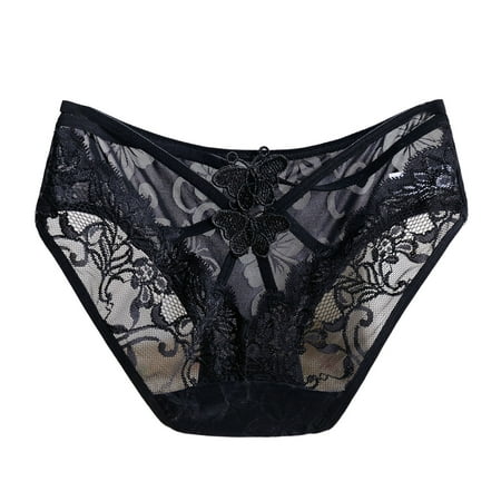Hopeup Women Panties Hollow Out Lace Butterflies Shape Solid Color See-through Pornographic Protective Cross Low Waist Women Briefs for Inner Wear
Hopeup Women Panties Hollow Out Lace Butterflies Shape Solid Color See-through Pornographic Protective Cross Low Waist Women Briefs for Inner Wear