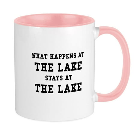 CafePress - Happens At Lake Mug - Ceramic Coffee Tea Novelty Mug Cup 11 oz