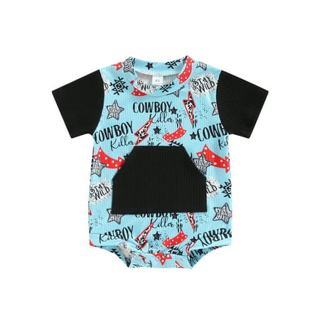 Binwwede Baby Boy Romper Short Sleeve Crew Neck Letters/Bull Head/Guitar Print Summer Bodysuit
Binwwede Baby Boy Romper Short Sleeve Crew Neck Letters/Bull Head/Guitar Print Summer Bodysuit
