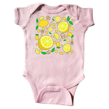 Inktastic Lots of Lemons- citrus fun Gift Baby Boy or Baby Girl Bodysuit