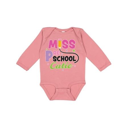 Inktastic Miss Preschool Cutie with Pencil and Stars Gift Baby Girl Long Sleeve Bodysuit
Inktastic Miss Preschool Cutie with Pencil and Stars Gift Baby Girl Long Sleeve Bodysuit