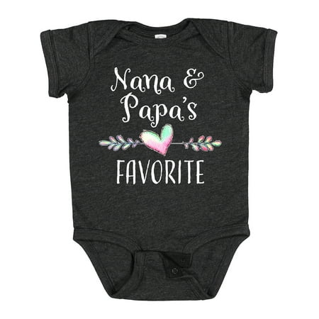 Inktastic Nana and Papas Favorite- Heart Grandchild Gift Baby Boy or Baby Girl Bodysuit
Inktastic Nana and Papas Favorite- Heart Grandchild Gift Baby Boy or Baby Girl Bodysuit