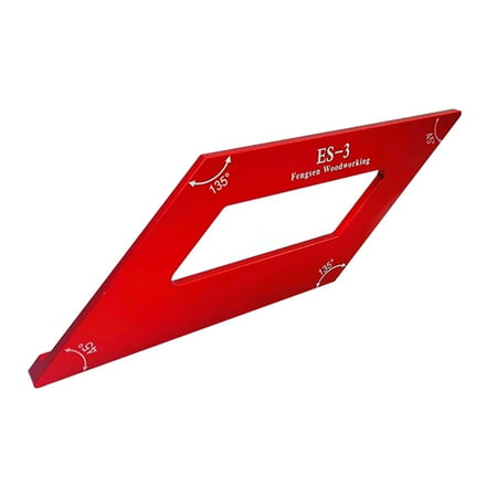 SouthEle ES-3 Inclined Diamond-shaped Clear Calibration Aluminum Alloy Multipurpose Measure Gauge for Woodworking
SouthEle ES-3 Inclined Diamond-shaped Clear Calibration Aluminum Alloy Multipurpose Measure Gauge for Woodworking