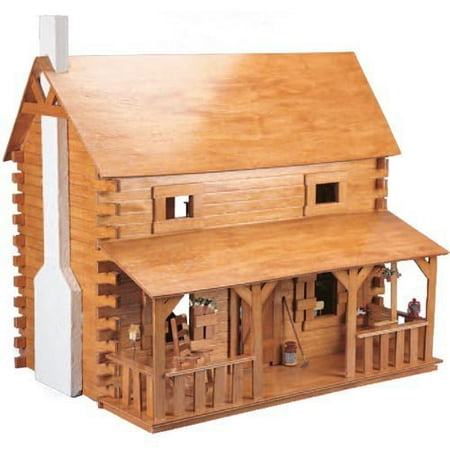 Greenleaf Creekside Cabin Dollhouse Kit - 1 Inch Scale