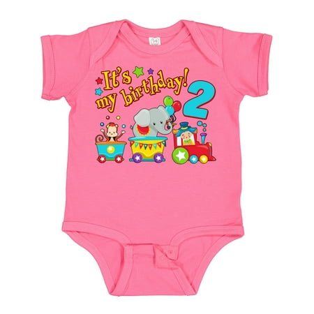 Inktastic Its My Birthday- Circus Train 2nd Birthday Gift Baby Boy or Baby Girl Bodysuit
Inktastic Its My Birthday- Circus Train 2nd Birthday Gift Baby Boy or Baby Girl Bodysuit