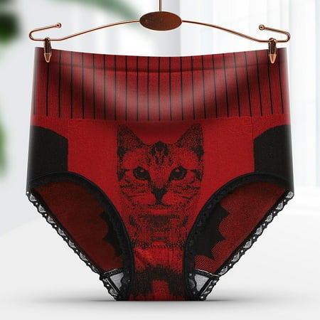 Women s Dig-Free Comfort Waistband with Cat Pattern Microfiber Hi-Cut Panties Crotch with graphene 3-Pack
Women s Dig-Free Comfort Waistband with Cat Pattern Microfiber Hi-Cut Panties Crotch with graphene 3-Pack