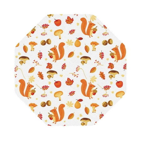 Coaee Squirrel InThe Forest3 Print Leather Coasters Set of 6 Non-Slip Washable Cup Coasters for Home Office Bar Octagon
Coaee Squirrel InThe Forest3 Print Leather Coasters Set of 6 Non-Slip Washable Cup Coasters for Home Office Bar Octagon