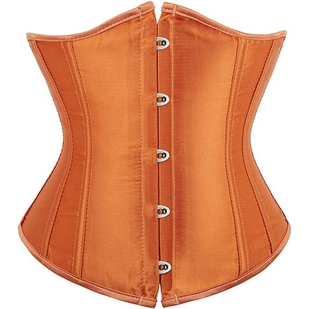 QWZNDZGR Women s 9427 Lace Up Boned Underbust Waist Trainer Corset