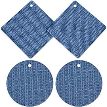 Silicone Trivet Flexible Pot Mats Non Slip Potholder Heat Resistant Kitchen Trivet Hot Pads Multi Purpose Pot Holder Jar Opener Spoon Holder Oven Mitts (Black)
Silicone Trivet Flexible Pot Mats Non Slip Potholder Heat Resistant Kitchen Trivet Hot Pads Multi Purpose Pot Holder Jar Opener Spoon Holder Oven Mitts (Black)