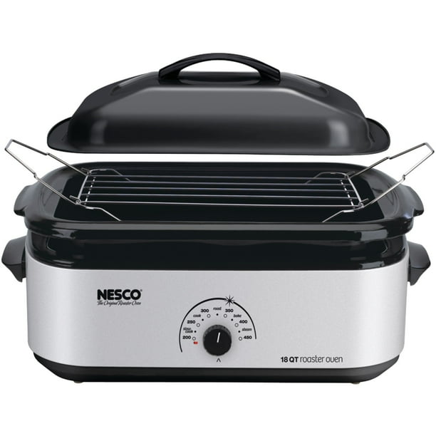 4818-47 18-Qt. Roaster, Porcelain Cookwell, Silver