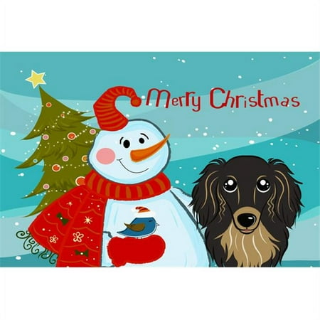 Carolines Treasures BB1833PLMT Snowman With Longhair Black And Tan Dachshund Fabric Placemat
Carolines Treasures BB1833PLMT Snowman With Longhair Black And Tan Dachshund Fabric Placemat