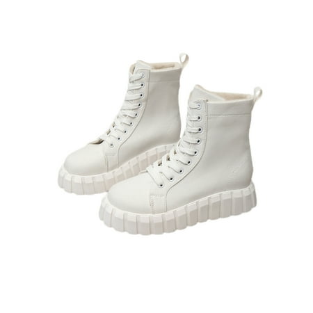 Ferndule Womens Breathable Round Toe Casual Boot Work Lace Up Mid Bootie Comfort Flat Platform Boots White 8.5
Ferndule Womens Breathable Round Toe Casual Boot Work Lace Up Mid Bootie Comfort Flat Platform Boots White 8.5