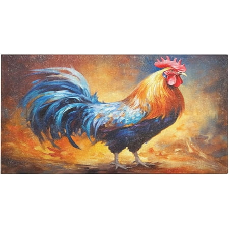 SKYSONIC Colorful Rooster Kitchen Mats 20 x39 Absorbent Non Slip Runner Rug Machine Washable Kitchen Floor Mat for Home Bathroom Door
SKYSONIC Colorful Rooster Kitchen Mats 20 x39 Absorbent Non Slip Runner Rug Machine Washable Kitchen Floor Mat for Home Bathroom Door