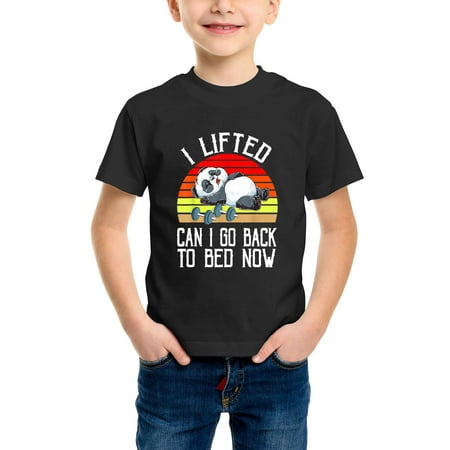 Envmenst Boys Short Sleeve Cotton T-Shirt I Lifted Can I Go Back To Bed Now Panda Weight Lifting Funny Panda Lazy Shirt 
Envmenst Boys Short Sleeve Cotton T-Shirt I Lifted Can I Go Back To Bed Now Panda Weight Lifting Funny Panda Lazy Shirt