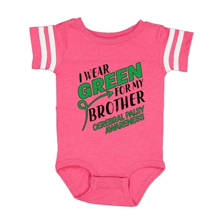 Inktastic I Wear Green for my Brother- Cerebral Palsy awareness Gift Baby Boy or Baby Girl Bodysuit
Inktastic I Wear Green for my Brother- Cerebral Palsy awareness Gift Baby Boy or Baby Girl Bodysuit