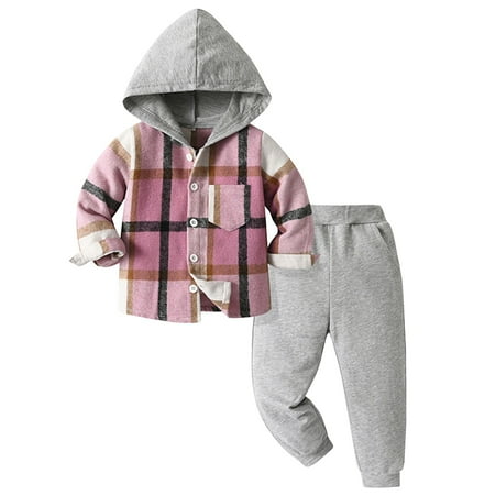 alcepopk 2Pcs Kids Boys Flannel Plaid Shirt Tops Pants Set Hoodie Sweatsuit for Fall Winter Spring Outfits(Hot Pink 5-6 Y)
alcepopk 2Pcs Kids Boys Flannel Plaid Shirt Tops Pants Set Hoodie Sweatsuit for Fall Winter Spring Outfits(Hot Pink 5-6 Y)