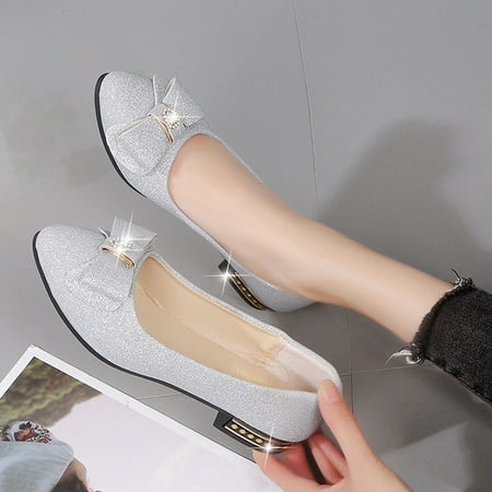 Aayomet Pumps Shoes Women Thin Casual Point Toe Butterfly-knot Flat Ladies Fashion Women s Solid shoes Women s Pumps Silver 5.5
Aayomet Pumps Shoes Women Thin Casual Point Toe Butterfly-knot Flat Ladies Fashion Women s Solid shoes Women s Pumps Silver 5.5