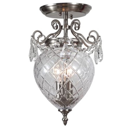 Crystorama Lighting Group 265-C Avery 2 Light Semi-Flush Ceiling Fixture