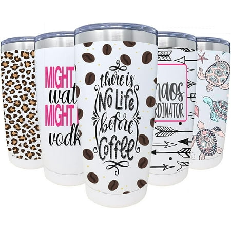 Travel Coffee Mug Tumbler w/ Slider Lid | 20oz Spill Proof Stainless Steel Thermos Cup for Travel | Reusable Insulated Double Wall Design for Iced Coffee & Cold Brew (No Life Before Coffee)
Travel Coffee Mug Tumbler w/ Slider Lid | 20oz Spill Proof Stainless Steel Thermos Cup for Travel | Reusable Insulated Double Wall Design for Iced Coffee & Cold Brew (No Life Before Coffee)