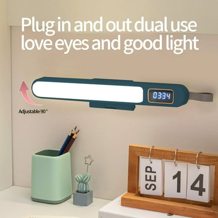 Winter Clearance Wall Reading Light 3 Colors Rechargeable Dimmable LED Stick On Bunk Bed Lamp With Digital Clock Magnetic Mounted Under Cabinet Lighting With Rotating Stand
Winter Clearance Wall Reading Light 3 Colors Rechargeable Dimmable LED Stick On Bunk Bed Lamp With Digital Clock Magnetic Mounted Under Cabinet Lighting With Rotating Stand