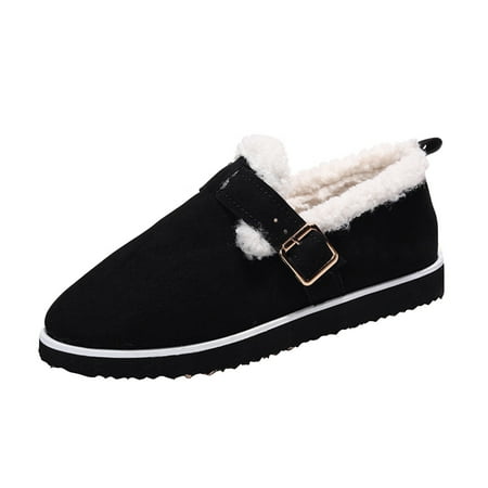 GNEIKDEING Ladies Retro Solid Color Suede Belt Buckle Warm Plush Flat Casual Cotton Shoes Gift on Clearance
GNEIKDEING Ladies Retro Solid Color Suede Belt Buckle Warm Plush Flat Casual Cotton Shoes Gift on Clearance