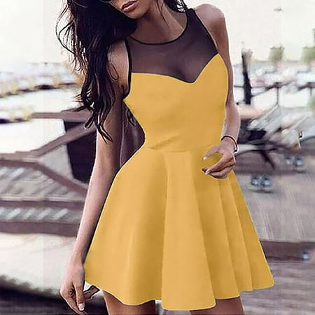Haykey Holiday Dresses For Women 2022 Sleeveless Round-Neck Dress Fashion Sexy Sleeveless Lace Splicing Sexy Dresses Women Boys Dress Shoes Polyester
Haykey Holiday Dresses For Women 2022 Sleeveless Round-Neck Dress Fashion Sexy Sleeveless Lace Splicing Sexy Dresses Women Boys Dress Shoes Polyester