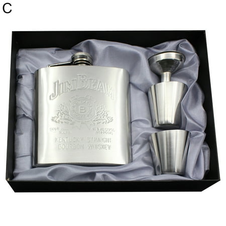 Hadanceo Metal Wine Flask Easy Clean 1 Set Tour Whiskey Wine Hip Liquor Flask Rust-proof Practical Bar Supplies
Hadanceo Metal Wine Flask Easy Clean 1 Set Tour Whiskey Wine Hip Liquor Flask Rust-proof Practical Bar Supplies