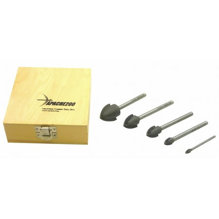 Wingits Apache200 5Pc Drill Bit Set