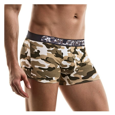 QWERTYU Mens Stretch Soft Pouch Breathable Briefs Male Graphic Comfort Underwear Trunks L Brown
QWERTYU Mens Stretch Soft Pouch Breathable Briefs Male Graphic Comfort Underwear Trunks L Brown