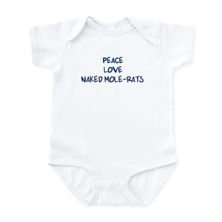 CafePress - Peace Love Naked Mole Rats Infant Bodysuit - Baby Light Bodysuit Size Newborn - 24 Months
CafePress - Peace Love Naked Mole Rats Infant Bodysuit - Baby Light Bodysuit Size Newborn - 24 Months