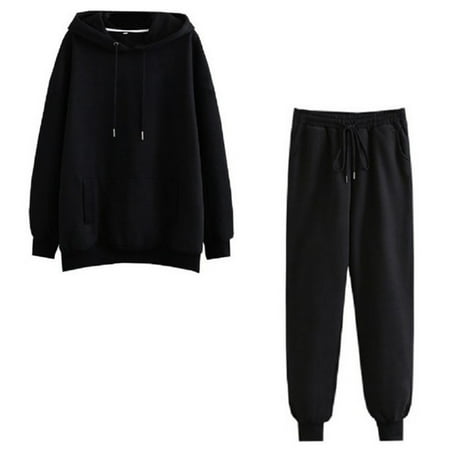 Dadaria 2 Piece Outfits for Women Pants Sets Casual Solid Color Sets Hood Wear Lounge Wear Suit Sport Set Tops+Pants Black XL Female
Dadaria 2 Piece Outfits for Women Pants Sets Casual Solid Color Sets Hood Wear Lounge Wear Suit Sport Set Tops+Pants Black XL Female