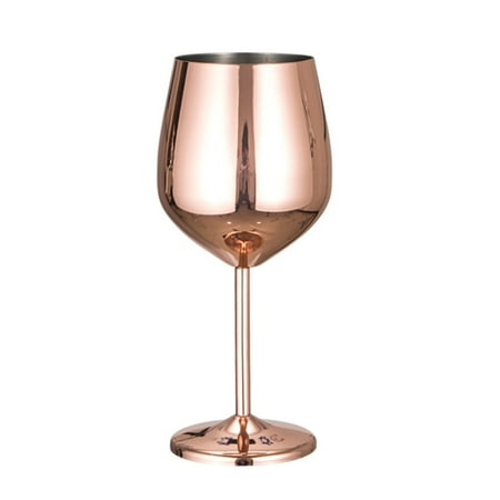 Frcolor Stainless Steel Stemmed Wine Glasses Shatterproof Red White Wine Goblet Toasting Glasses Cocktail Cup(Copper Plating)
Frcolor Stainless Steel Stemmed Wine Glasses Shatterproof Red White Wine Goblet Toasting Glasses Cocktail Cup(Copper Plating)