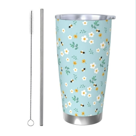 Matuu Bee Flower for 20oz Durable Thermal Cups Keep Drinks Cold and Hot Insulated Car Mug with Lid-Straw Two-piece Set
Matuu Bee Flower for 20oz Durable Thermal Cups Keep Drinks Cold and Hot Insulated Car Mug with Lid-Straw Two-piece Set