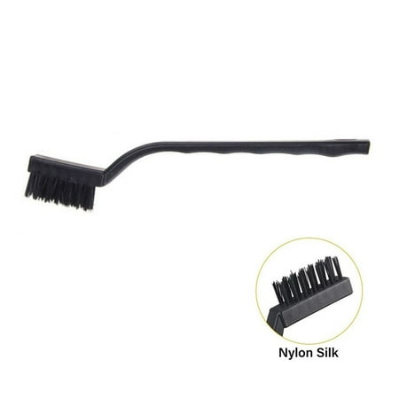 1pc 7 Stainless Steel Copper Nylon Wire Brush Rust Scrub Remove Cleaning Tools